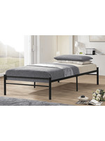 TWIN BLACK BED  METAL FRAME