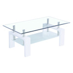 TABLE BASSE MODERNE - BLANC