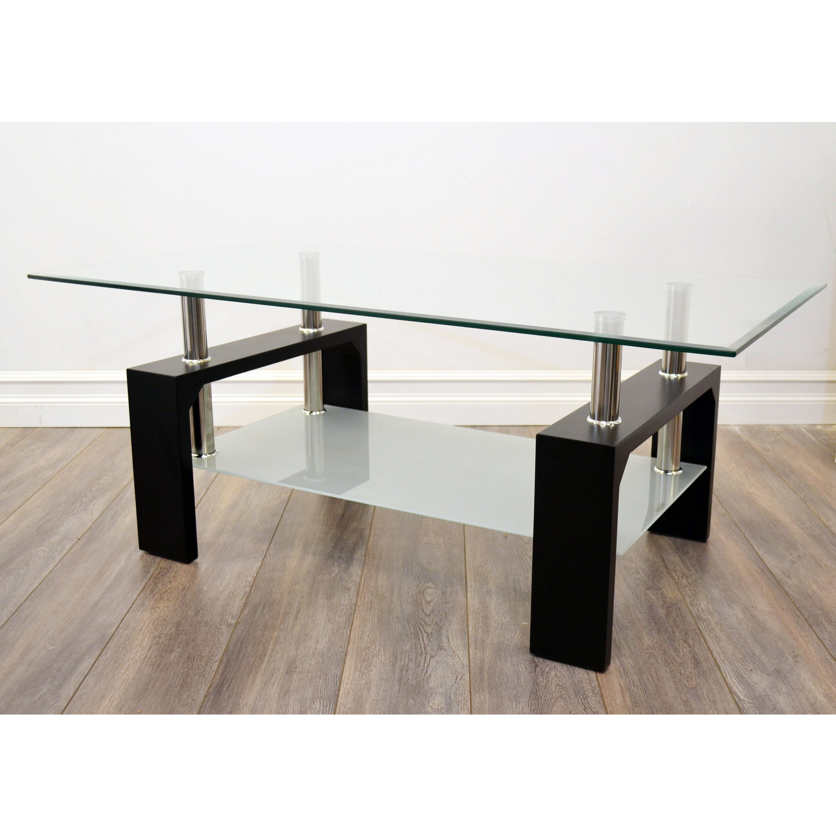 TABLE DE COCKTAIL MODERNE - NOIR