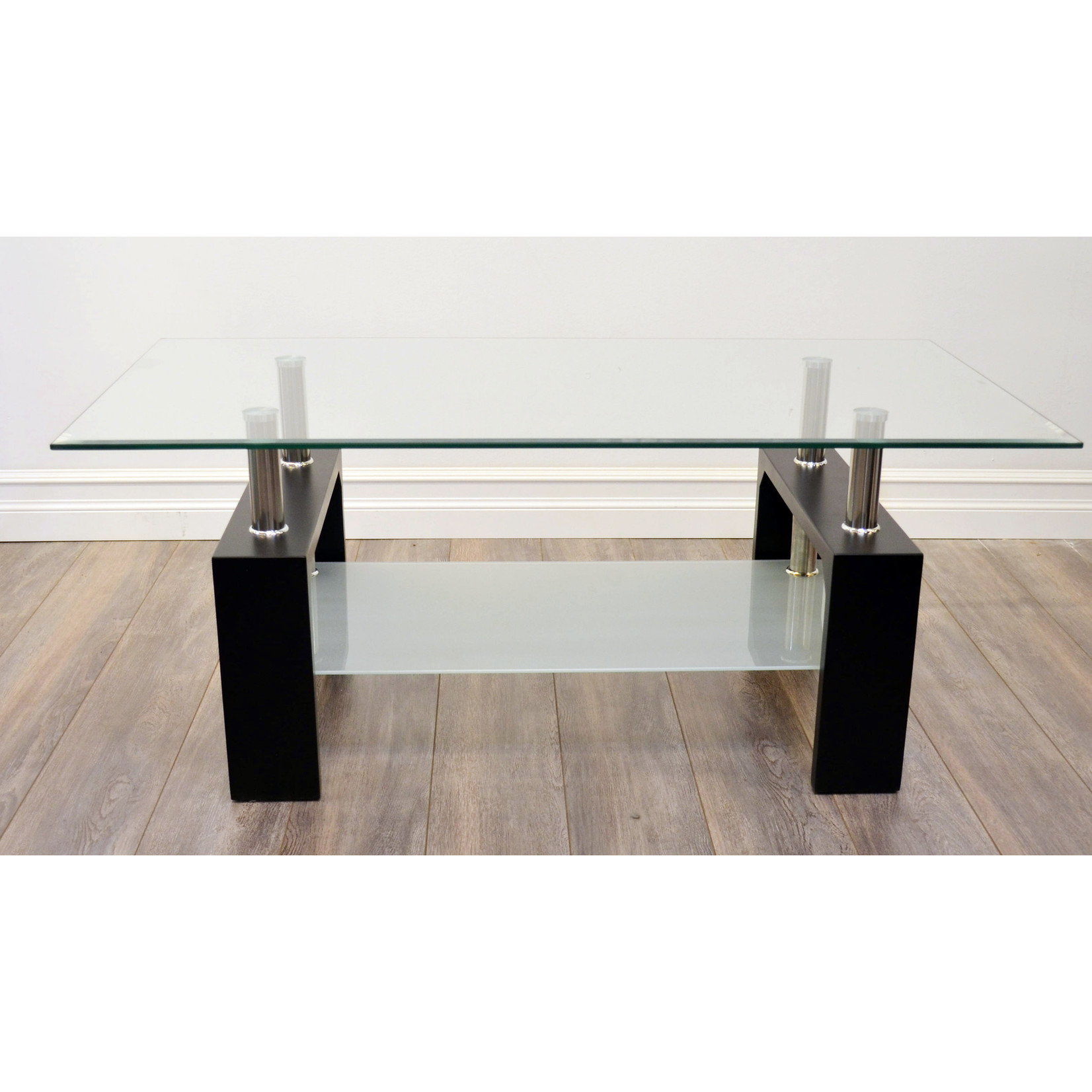 TABLE DE COCKTAIL MODERNE - NOIR