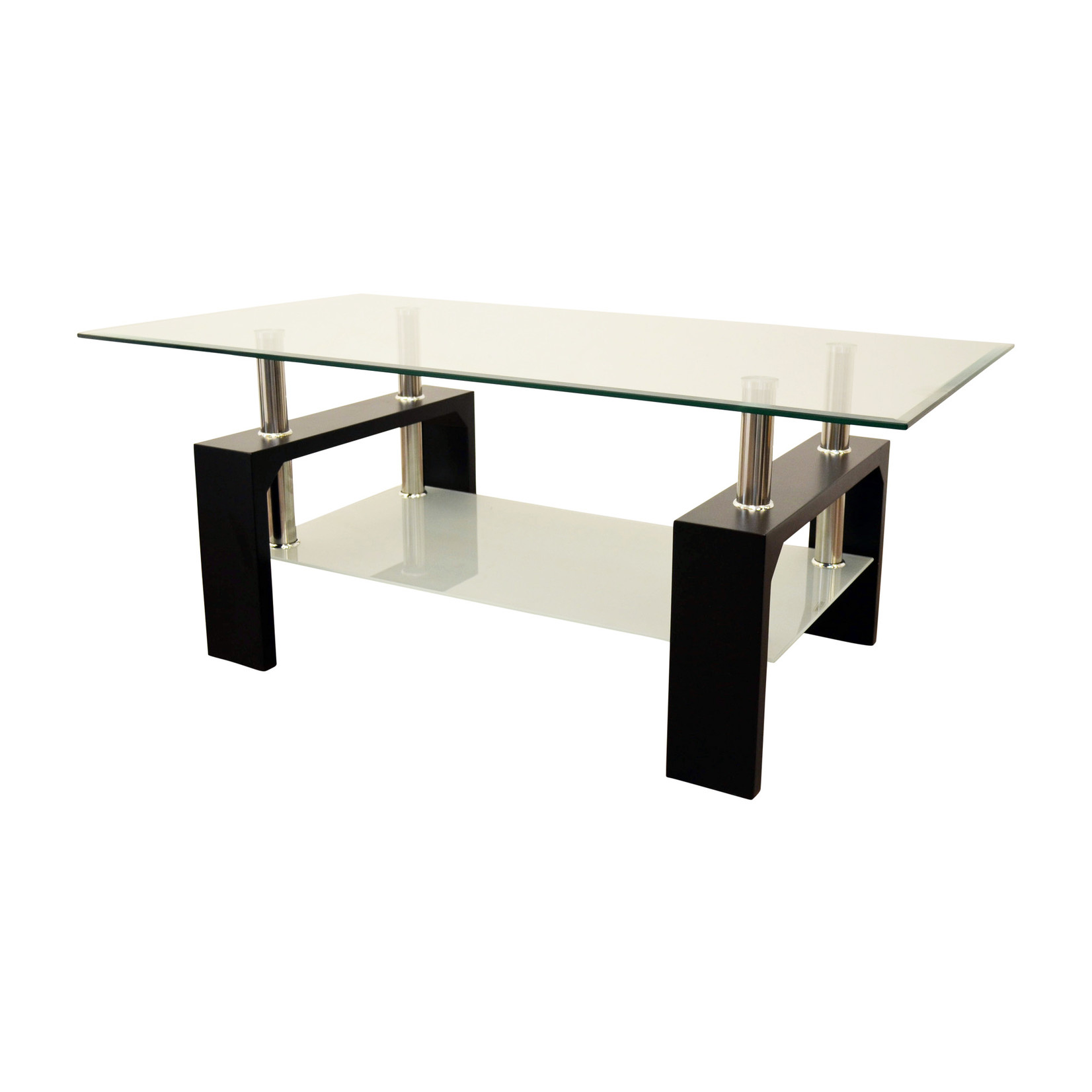 TABLE DE COCKTAIL MODERNE - NOIR
