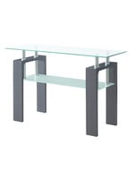 TABLE CONSOLE EN VERRE - BLACK