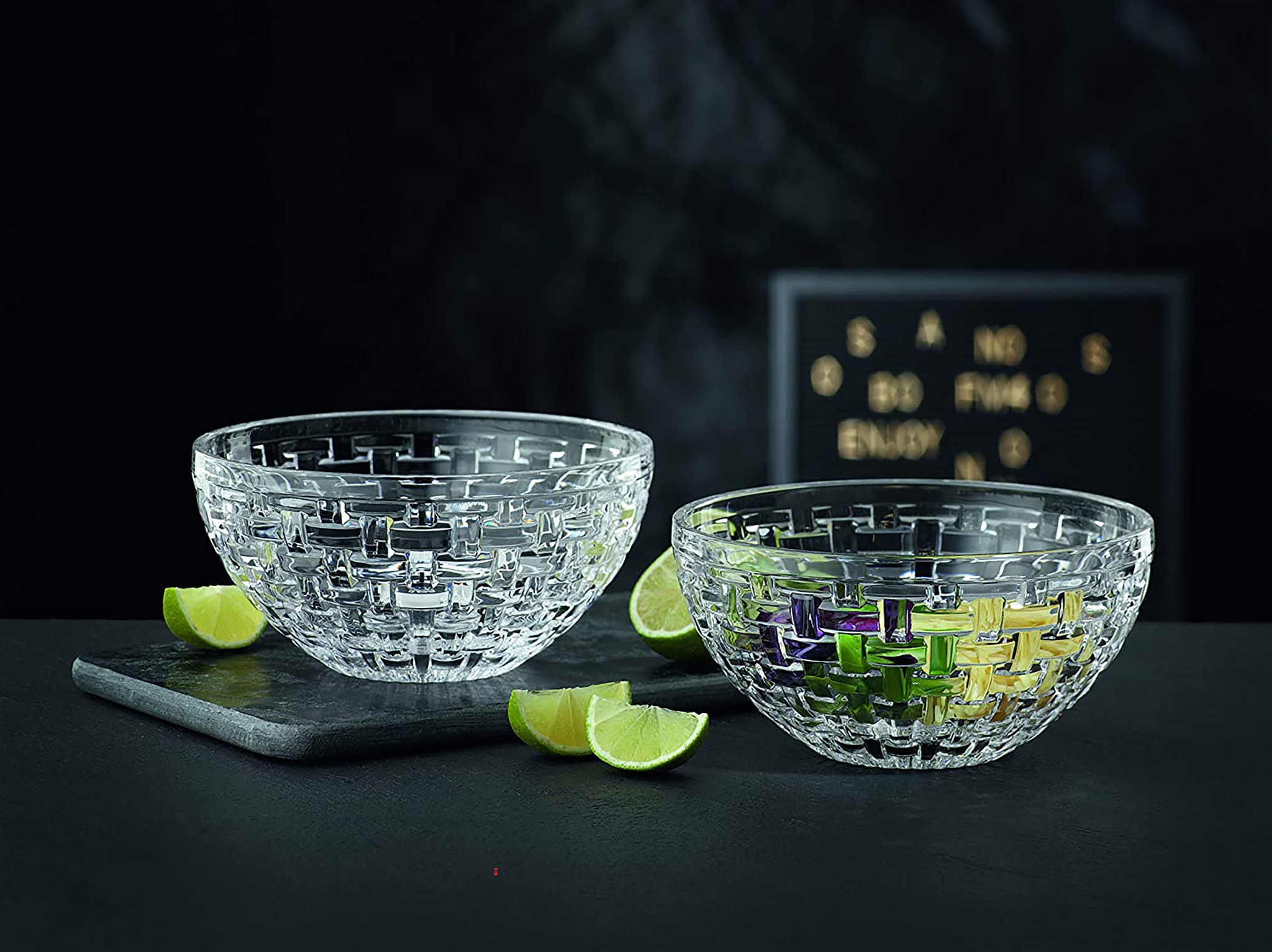 S/2 BOSSA NOVA FOOD BOWL 15CM MAISON CAPLAN