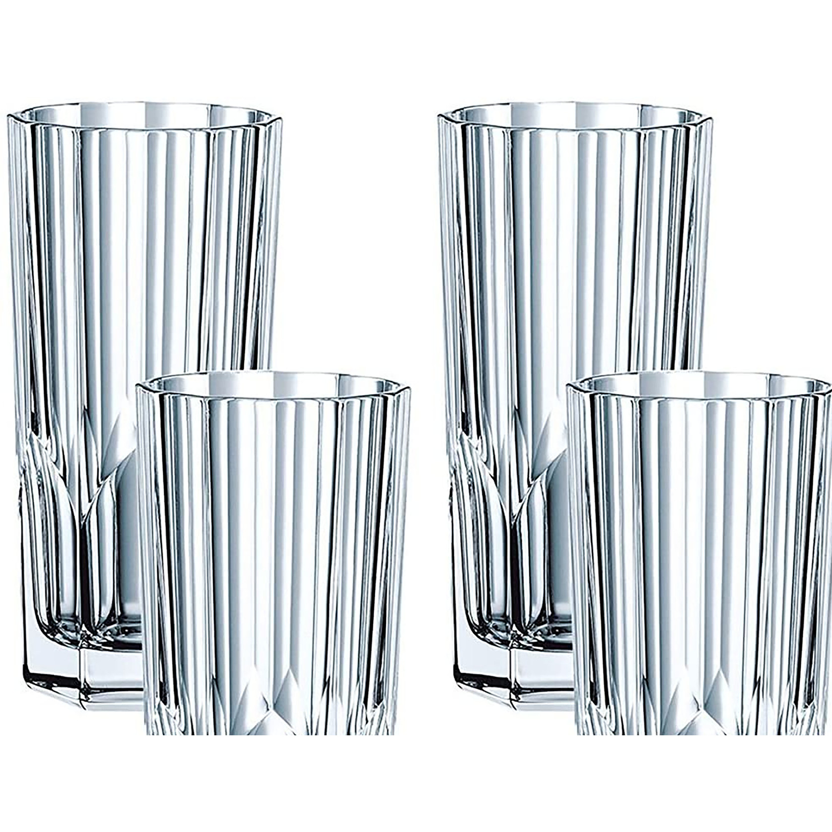 Portmeirion - Royal Selangor S/4 ASPEN LONG DRINK GLASSES, NACHTMANN