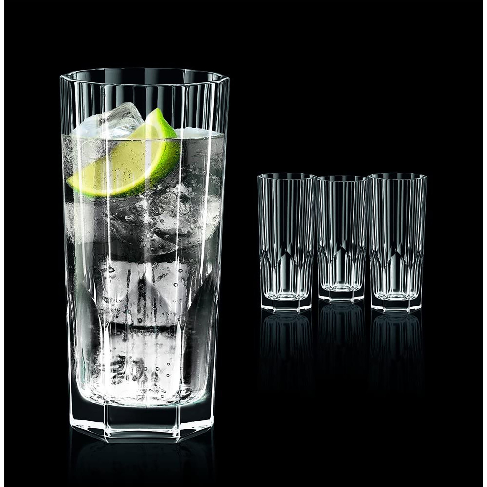 Portmeirion - Royal Selangor S/4 ASPEN LONG DRINK GLASSES, NACHTMANN