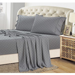 MICROFIBER PRINTED GRAND LUXE EGYPTIAN SHEET SET