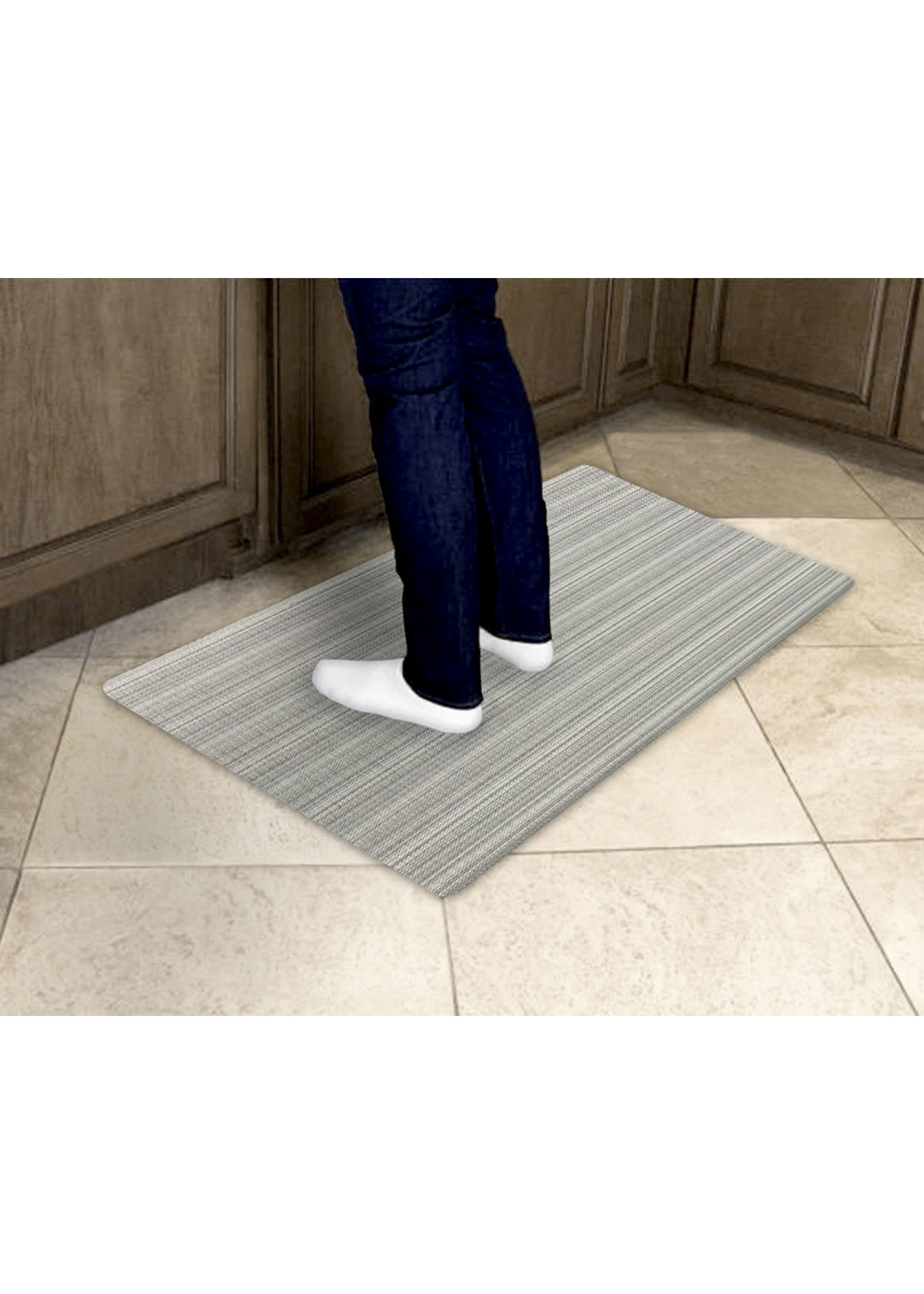 Tapis de Cuisine en Mousse Mémoire Anti-fatigue 46x76 Pouces