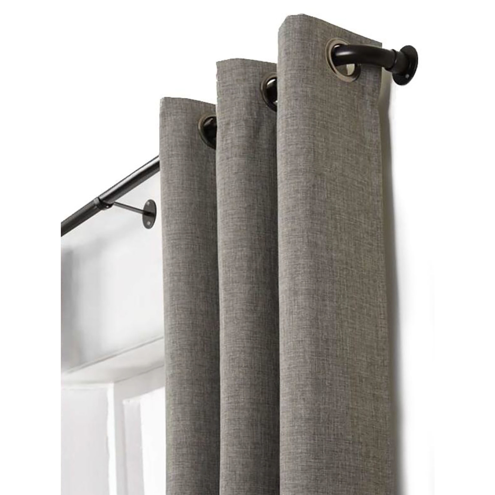 BLACKOUT CURTAIN ROD SET