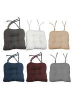 Assorted Faux Suede Chair Pads  15x15"