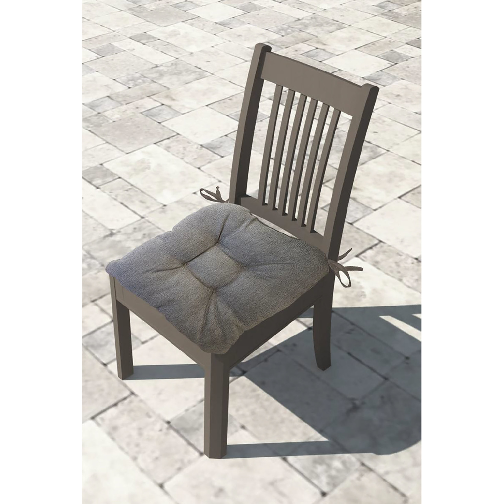 Coussins de Chaise en Aspect Suède Assortis 15x15po
