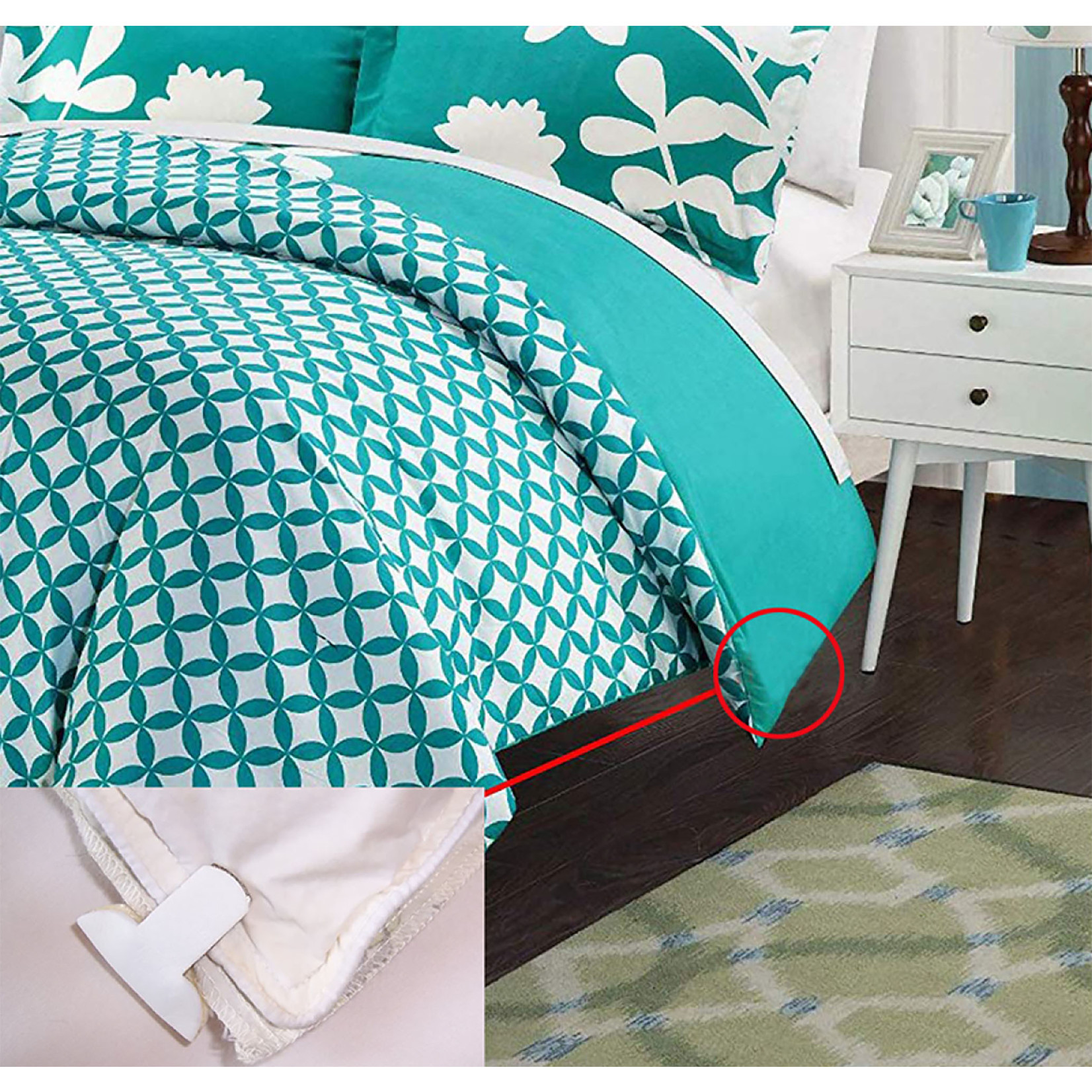 Duvet Cover Clips Pack of 4