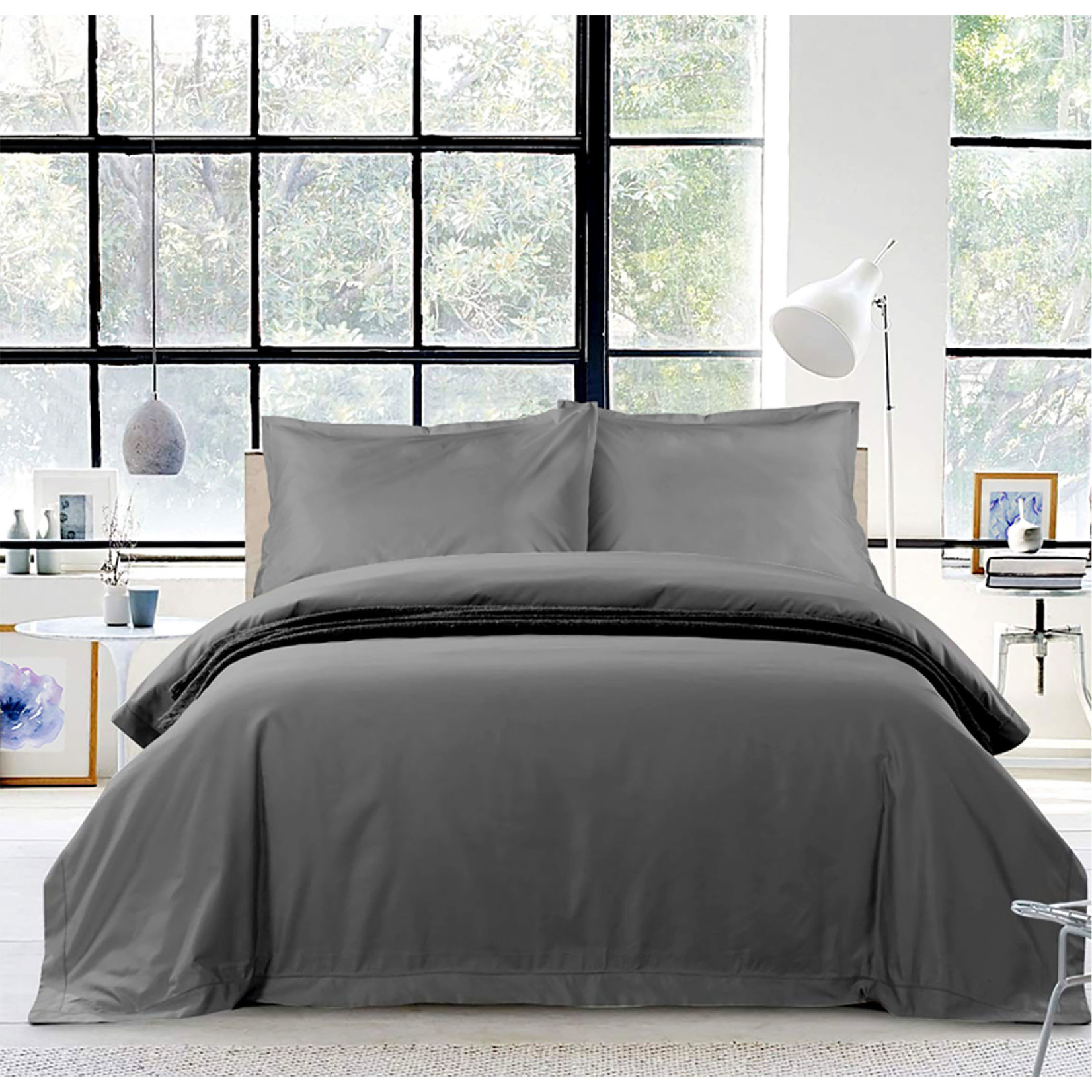Twin 2 Piece Solid Color Duvet Cover, Solid Color Duvet Covers