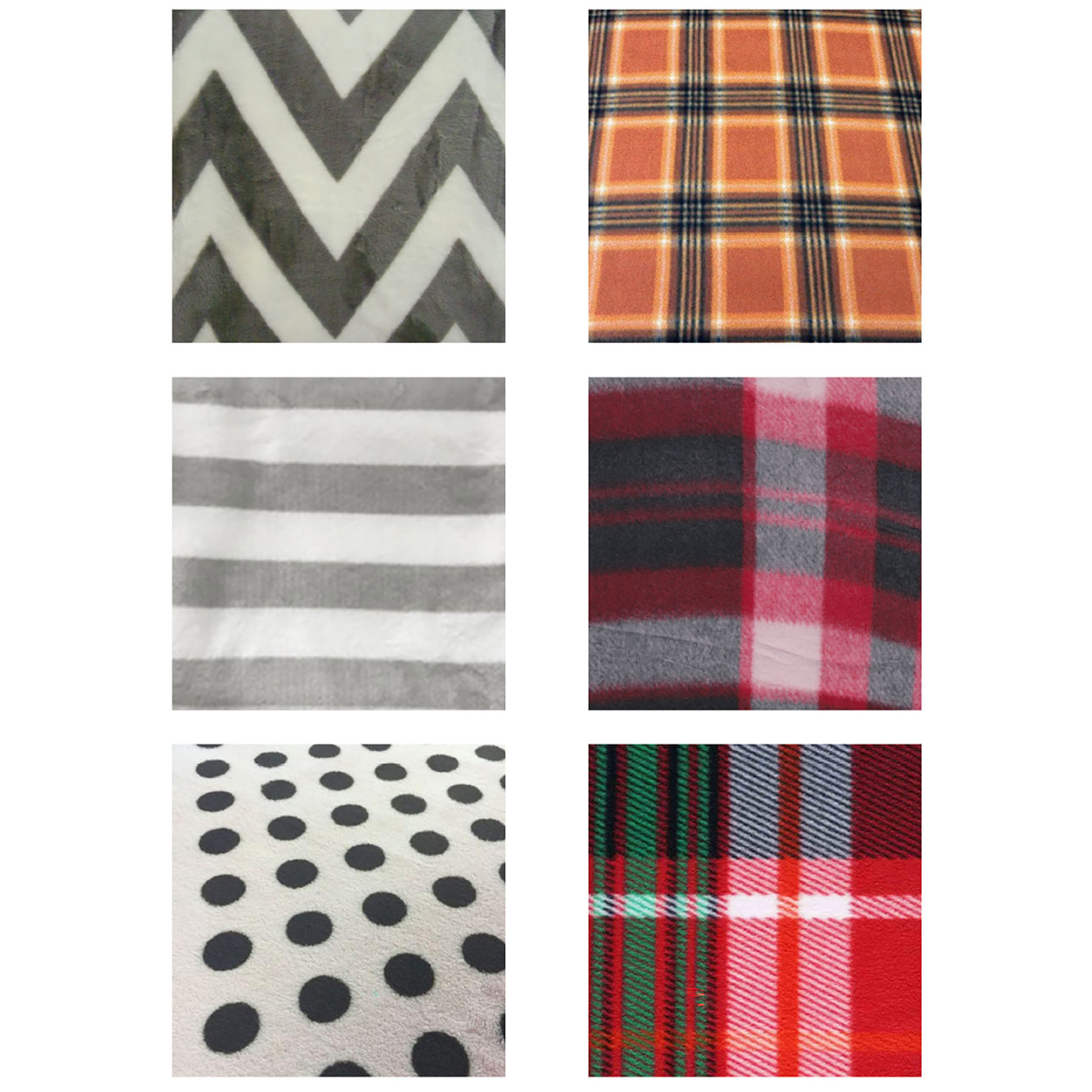 Assorted Throw Polar Fleece 50x60Inch