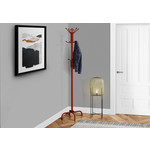 70" Coat Rack Red Metal