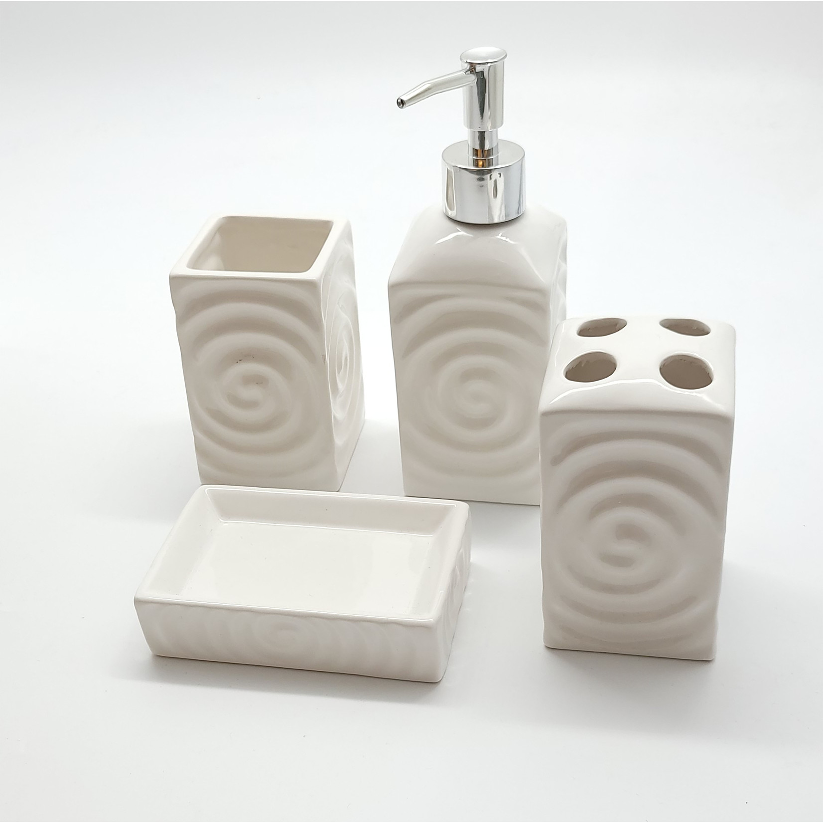 ITY INTERNATIONAL Ensemble de 6Pcs de Salle de Bain en Céramique