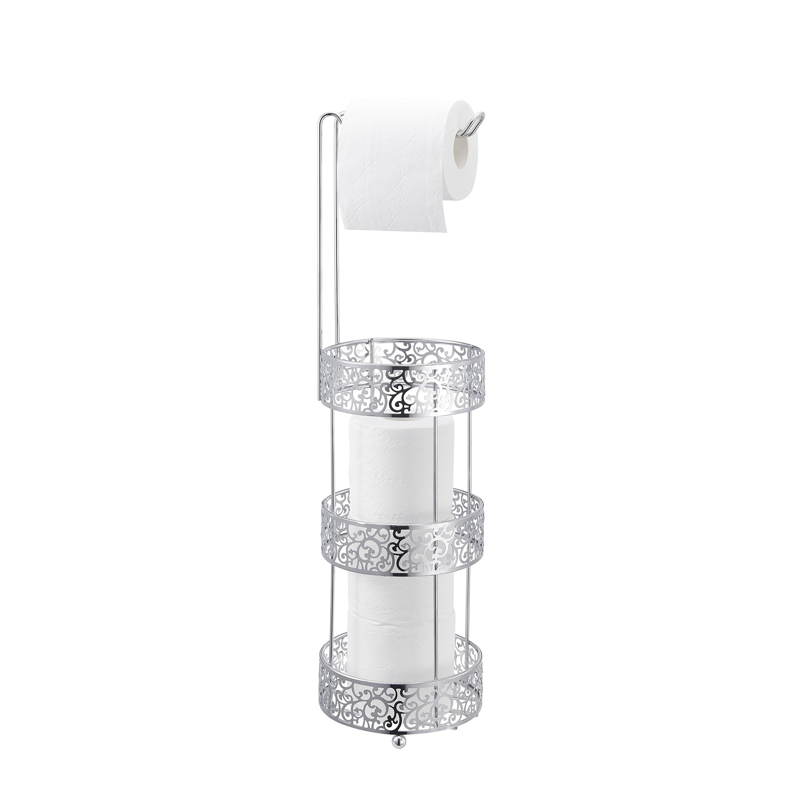 ITY INTERNATIONAL Toilet Paper Holder & Dispenser Chrome Scrolls