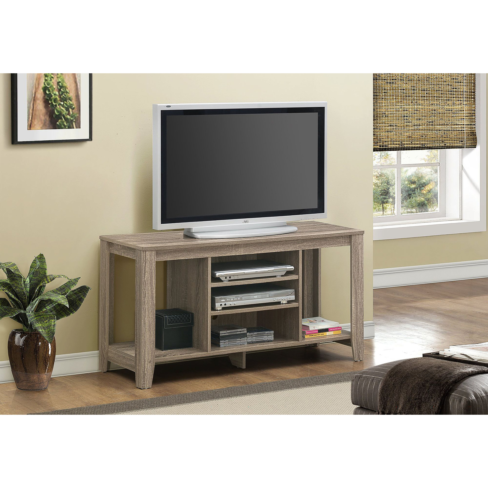 TV STAND - 48"L / Dark Taupe