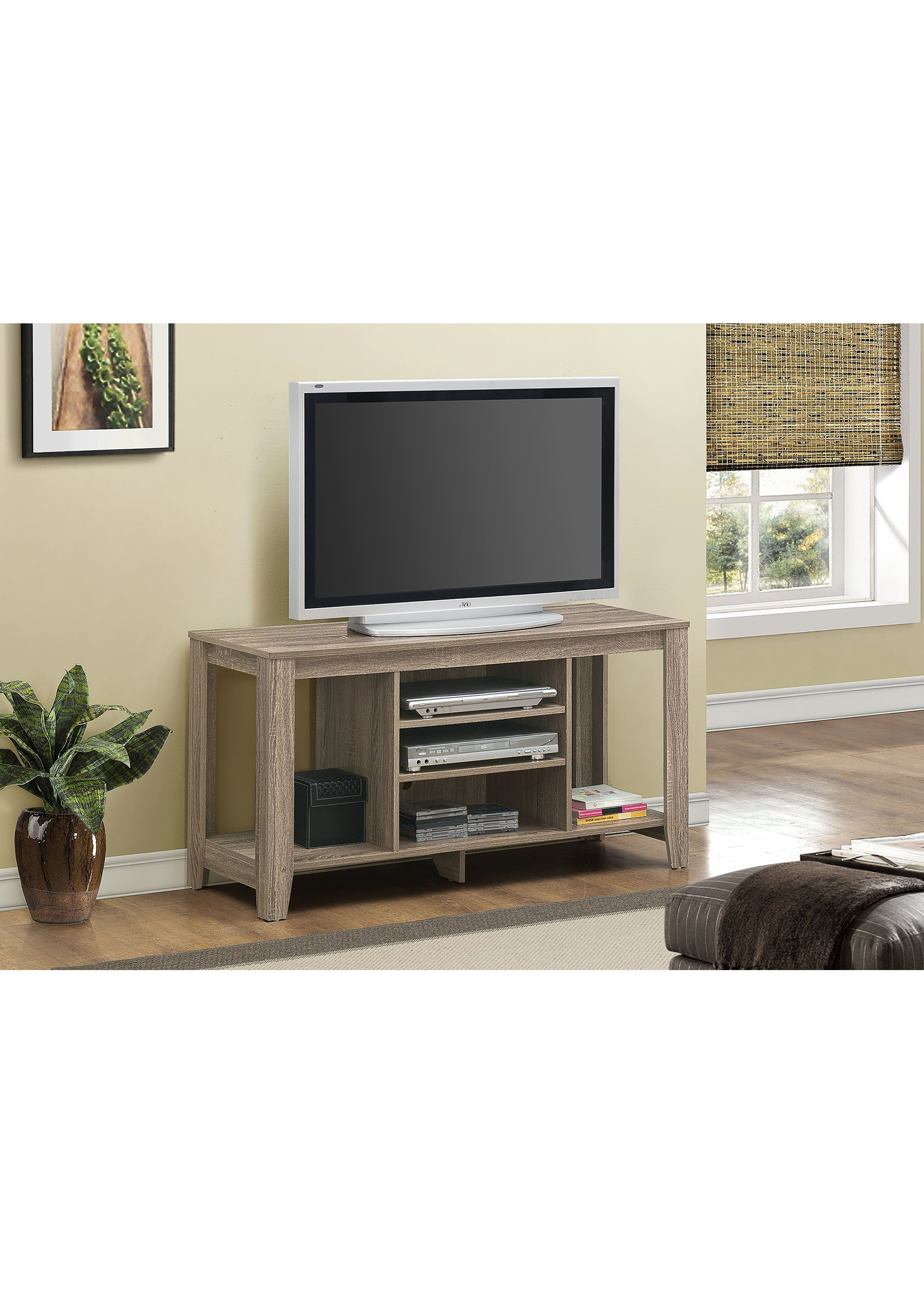 TV STAND - 48"L / Dark Taupe