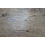ITY INTERNATIONAL Napperon en Style Faux Bois Brun