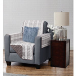 HUDSON Couverture Réversible Protecteur Pour une Chaise - Gris