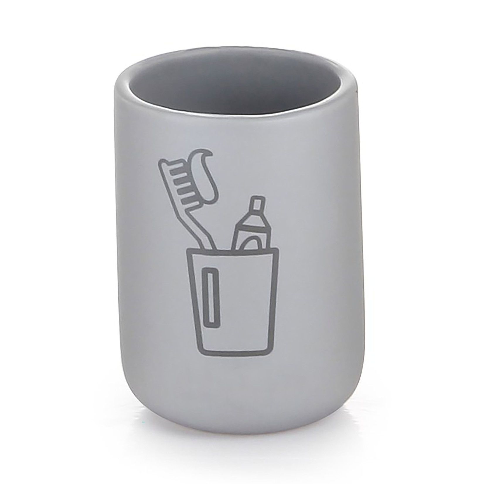 ITY INTERNATIONAL Ceramic Tumbler Cream Decal