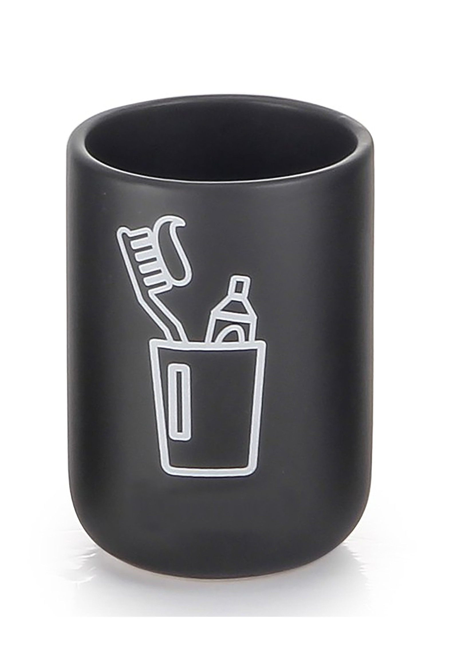 ITY INTERNATIONAL Ceramic Tumbler Cream Decal