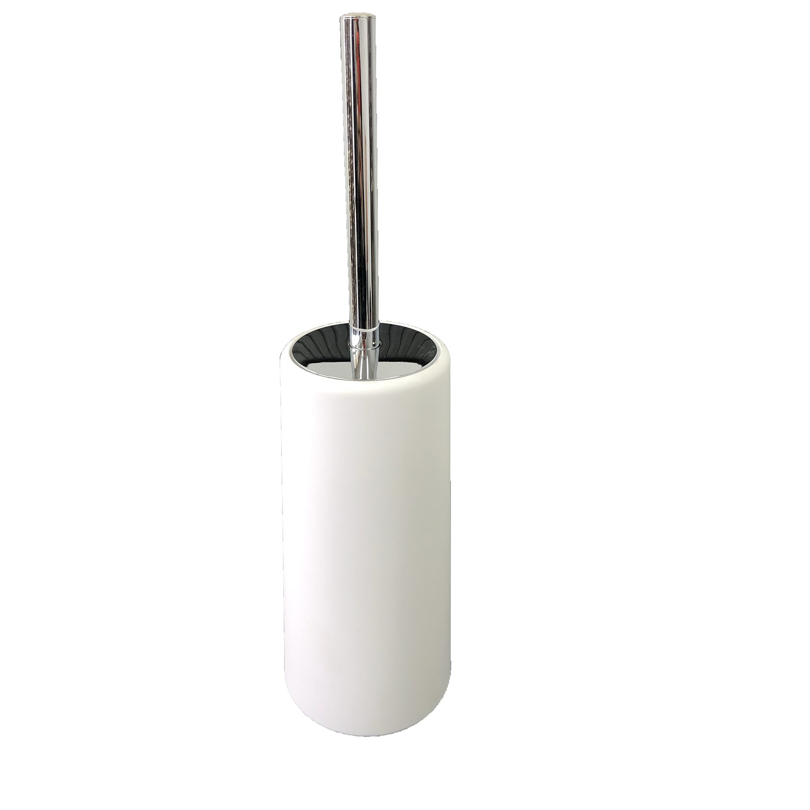 ITY INTERNATIONAL Brosse à Toilette en Chrome et Plastique