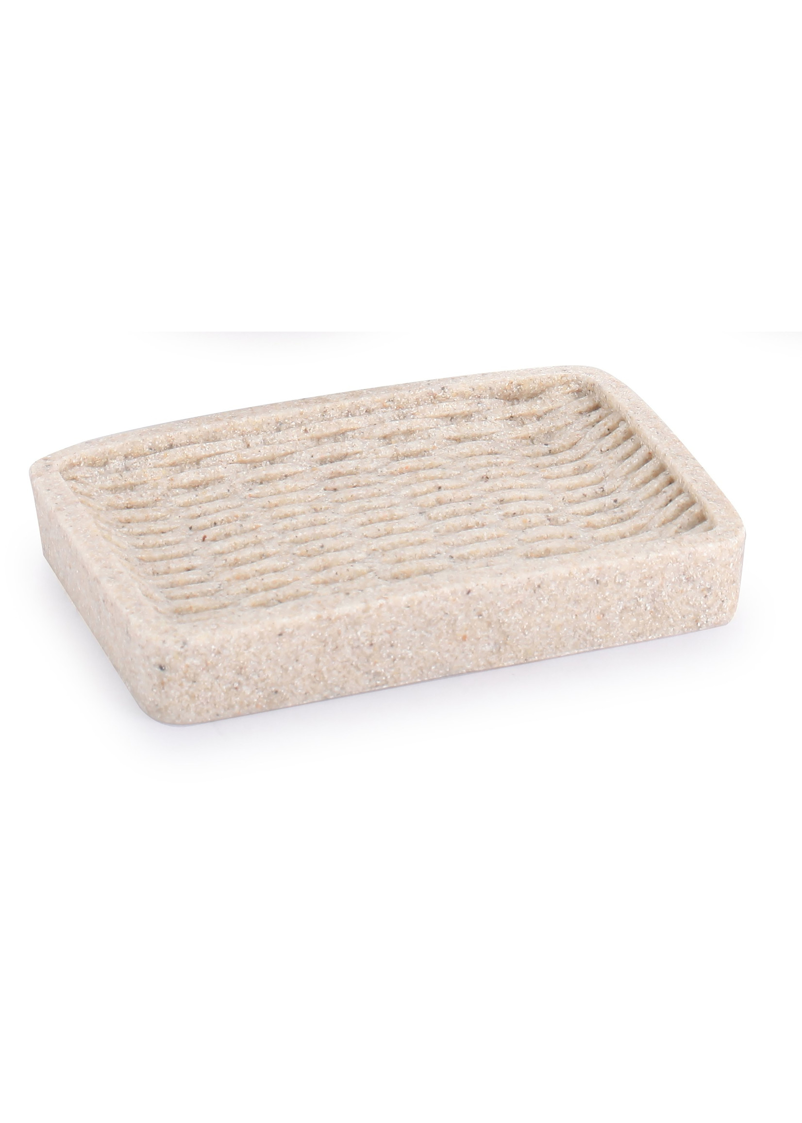 ITY INTERNATIONAL Beige Heavy Polyresin Soap Dish