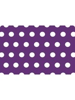 ITY INTERNATIONAL PVC Printed Purple Polka Dot Placemat