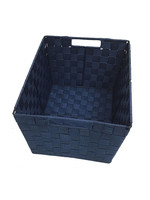 ITY INTERNATIONAL Large Navy Blue Single Nylon Storage Basket