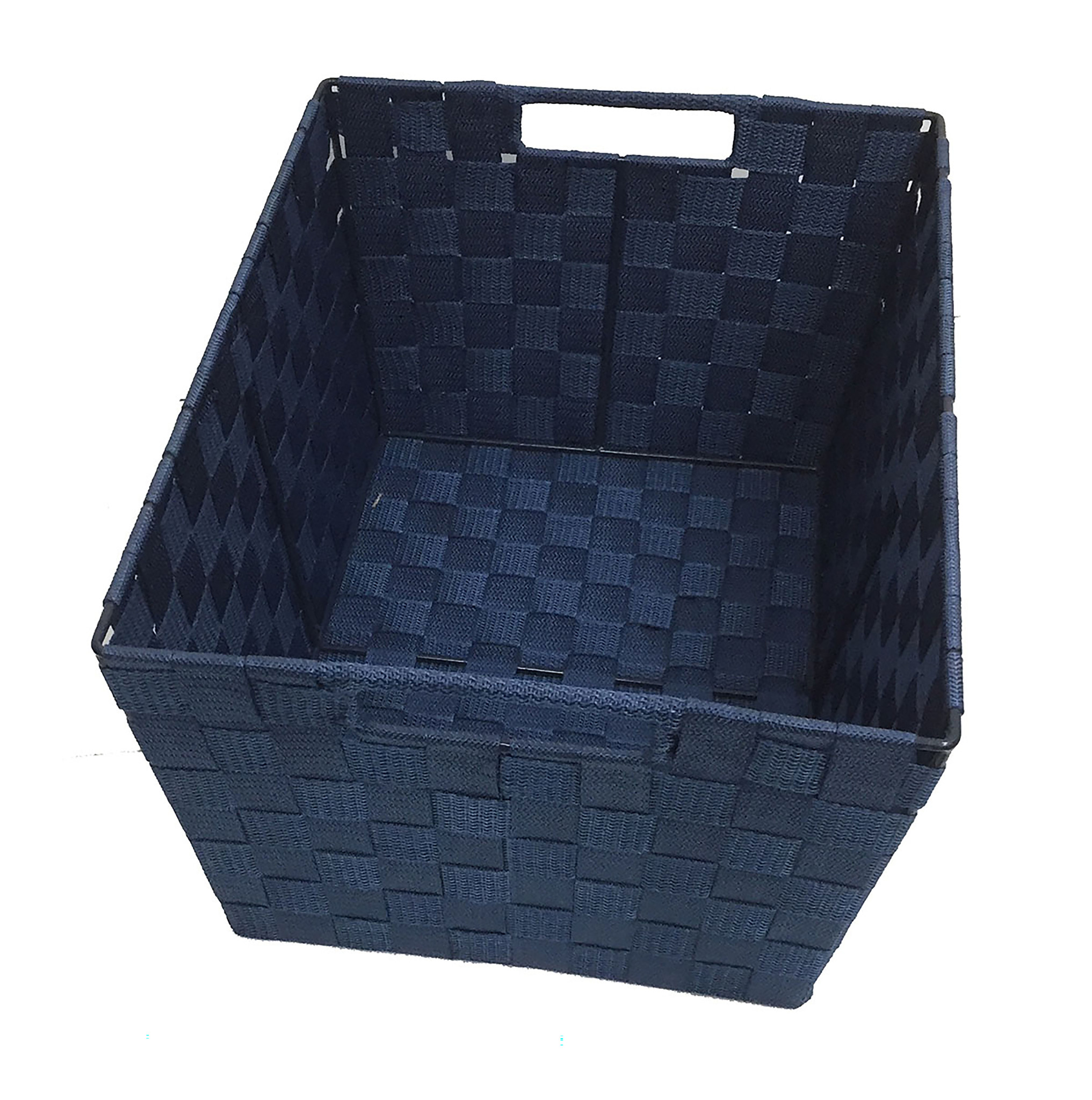 Navy blue shop wicker baskets