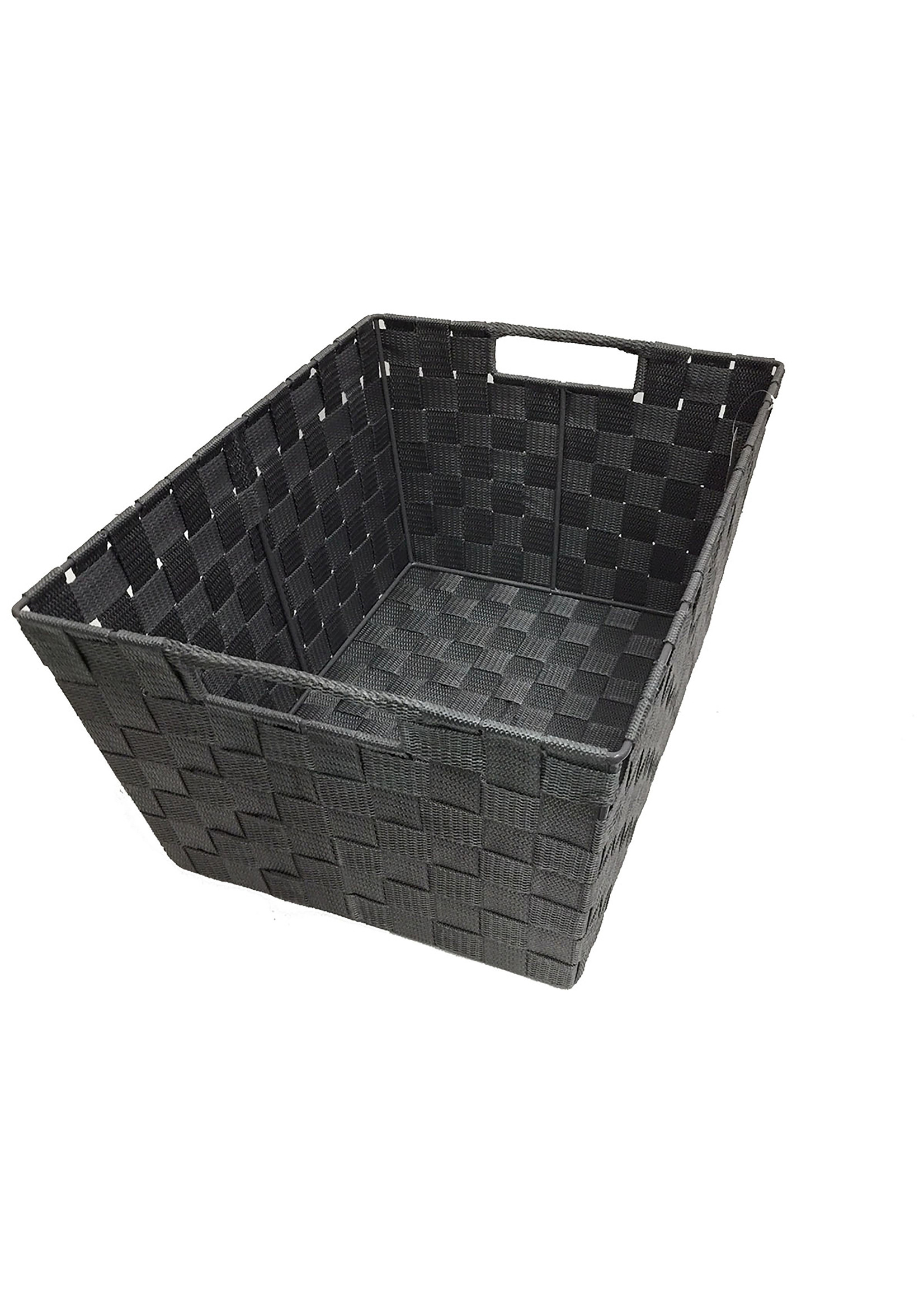 ITY INTERNATIONAL Large Grey Single Nylon Storage Basket