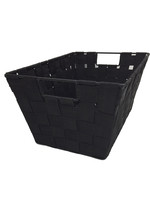 ITY INTERNATIONAL Large Black Single Nylon Storage Basket