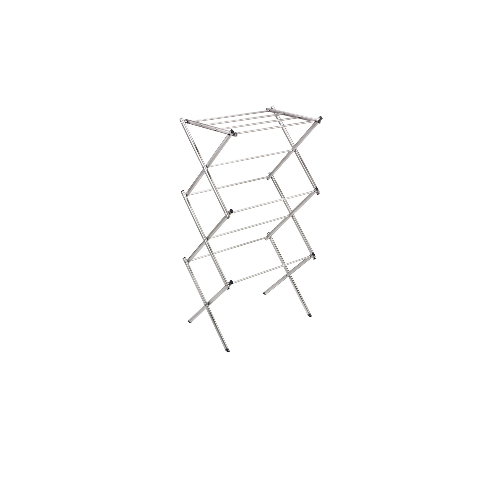 ITY INTERNATIONAL Petit Support de Sèche-linge Vertical Pliant Argenté