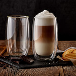 Ensemble de 2 Verres à Latte Machioto à Double Paroi - 380mL