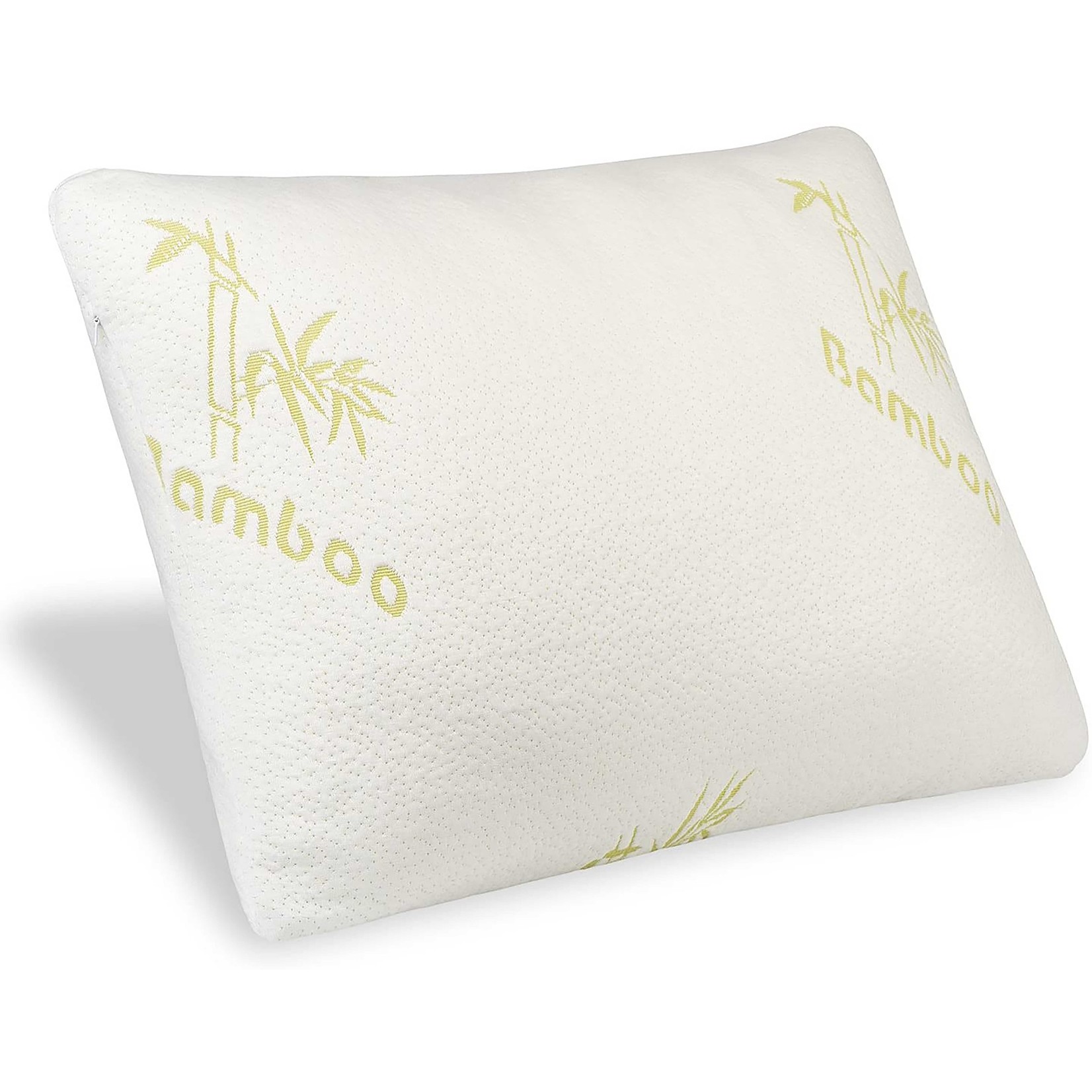 Memory Foam Chopped Pillow with Bamboo Cover