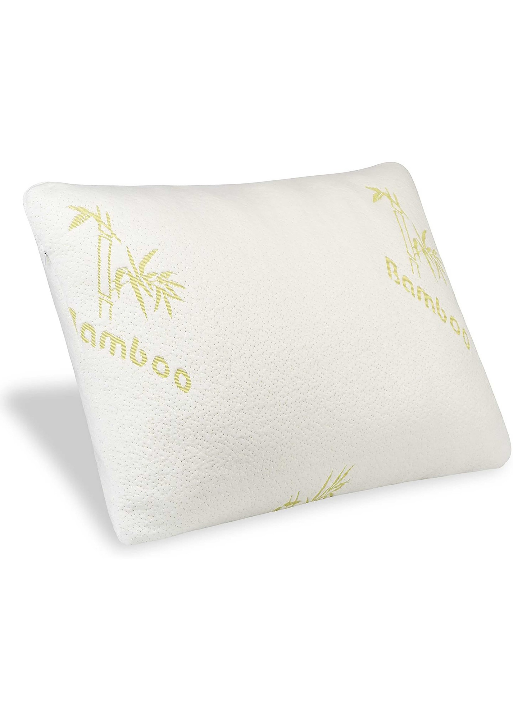 Memory Foam Chopped Pillow with Bamboo Cover