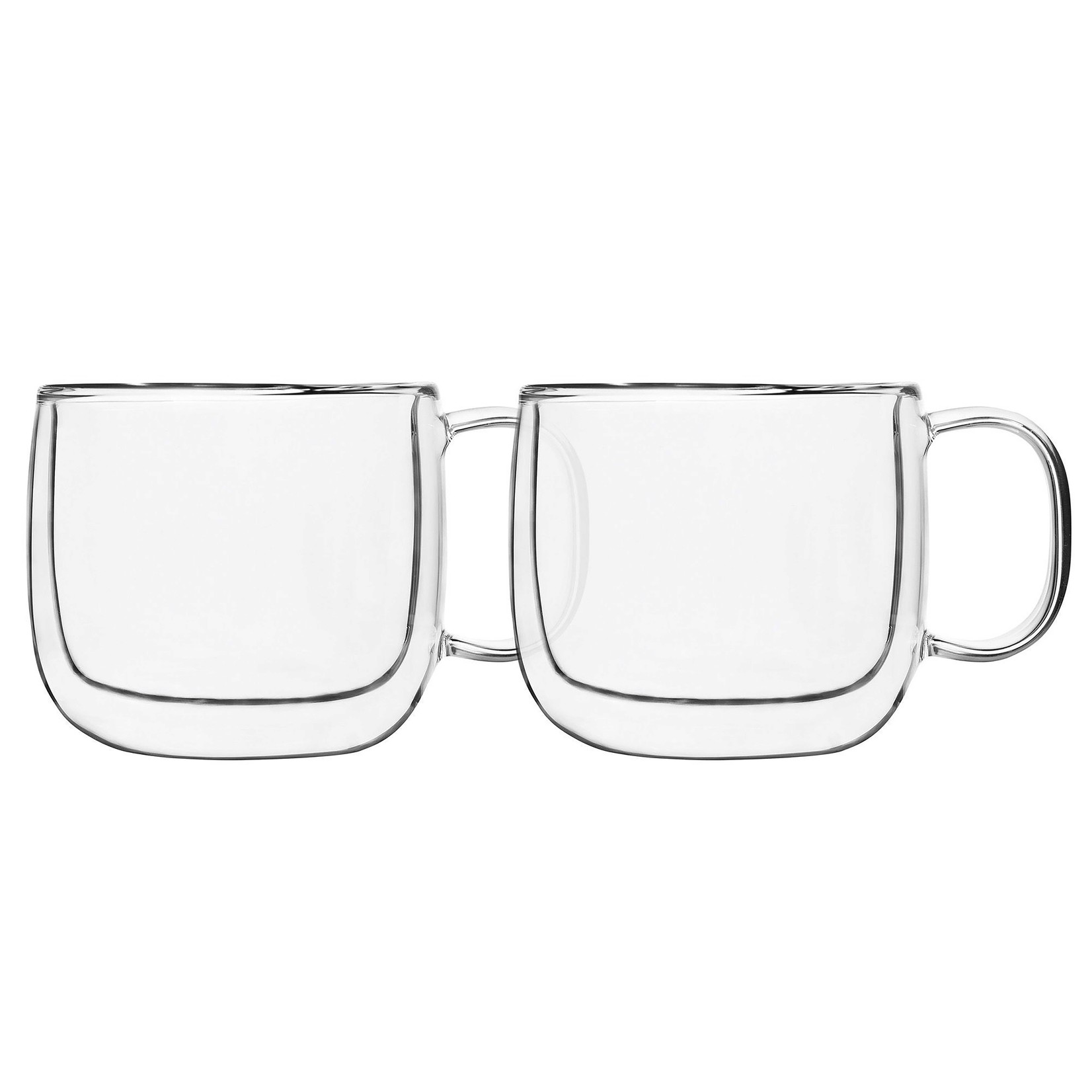 Ensemble de 2 Verres à Latte à Double Paroi - 475mL