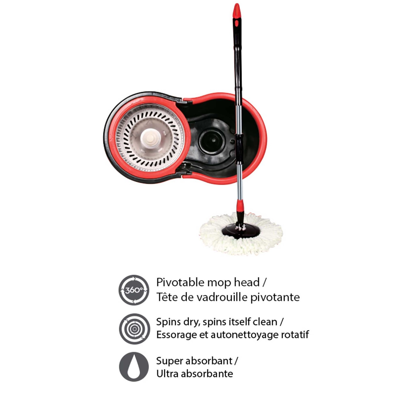 Space Saver Cyclone Spin Mop