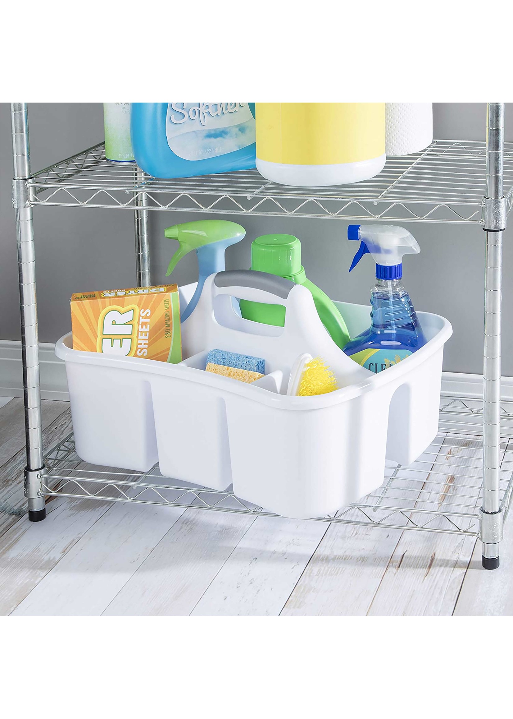 GAREL Sterilite Divided Ultra Caddy White