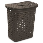 B2 FASHIONS INC Sterilite Brown Laundry Hamper Espresso