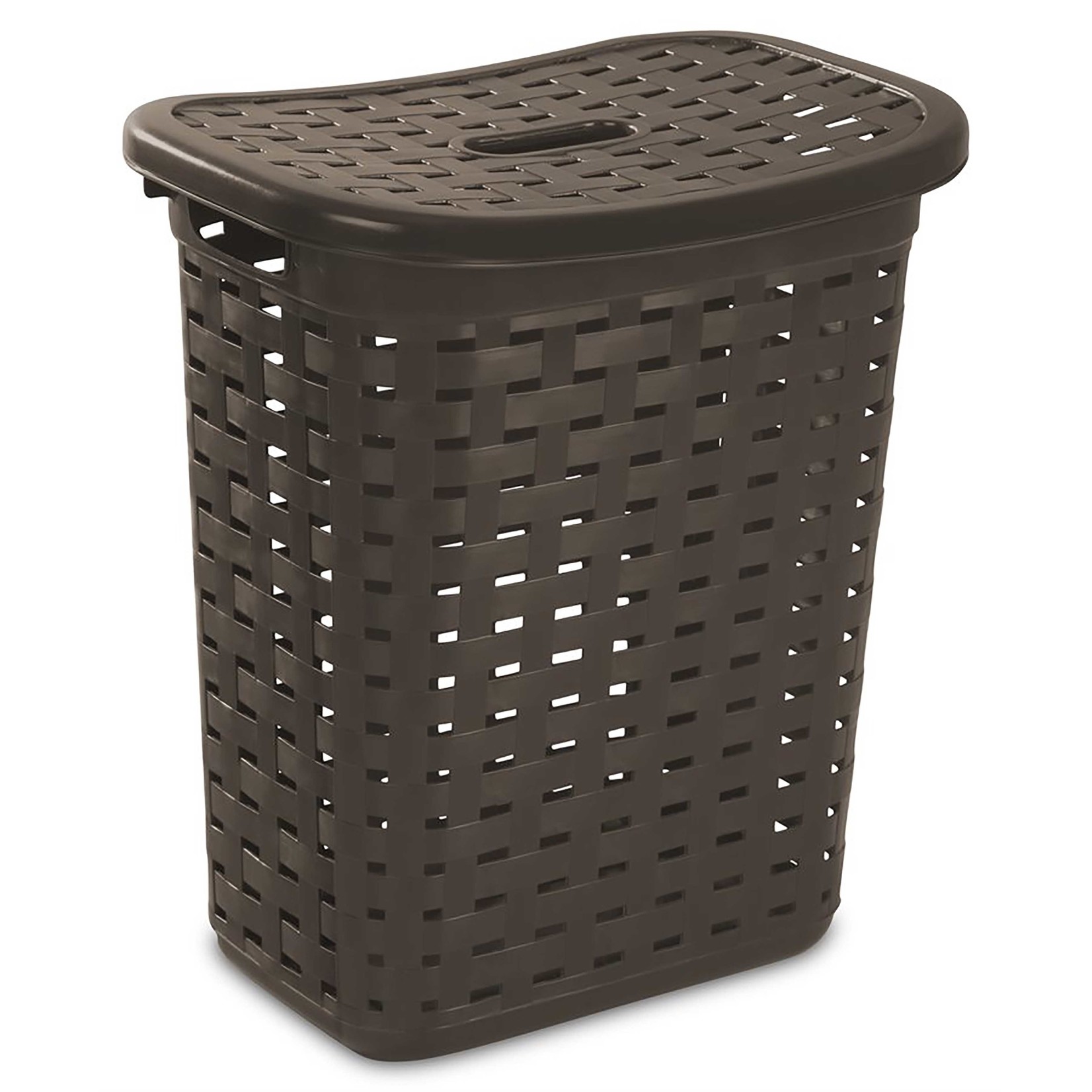 B2 FASHIONS INC Sterilite Brown Laundry Hamper Espresso