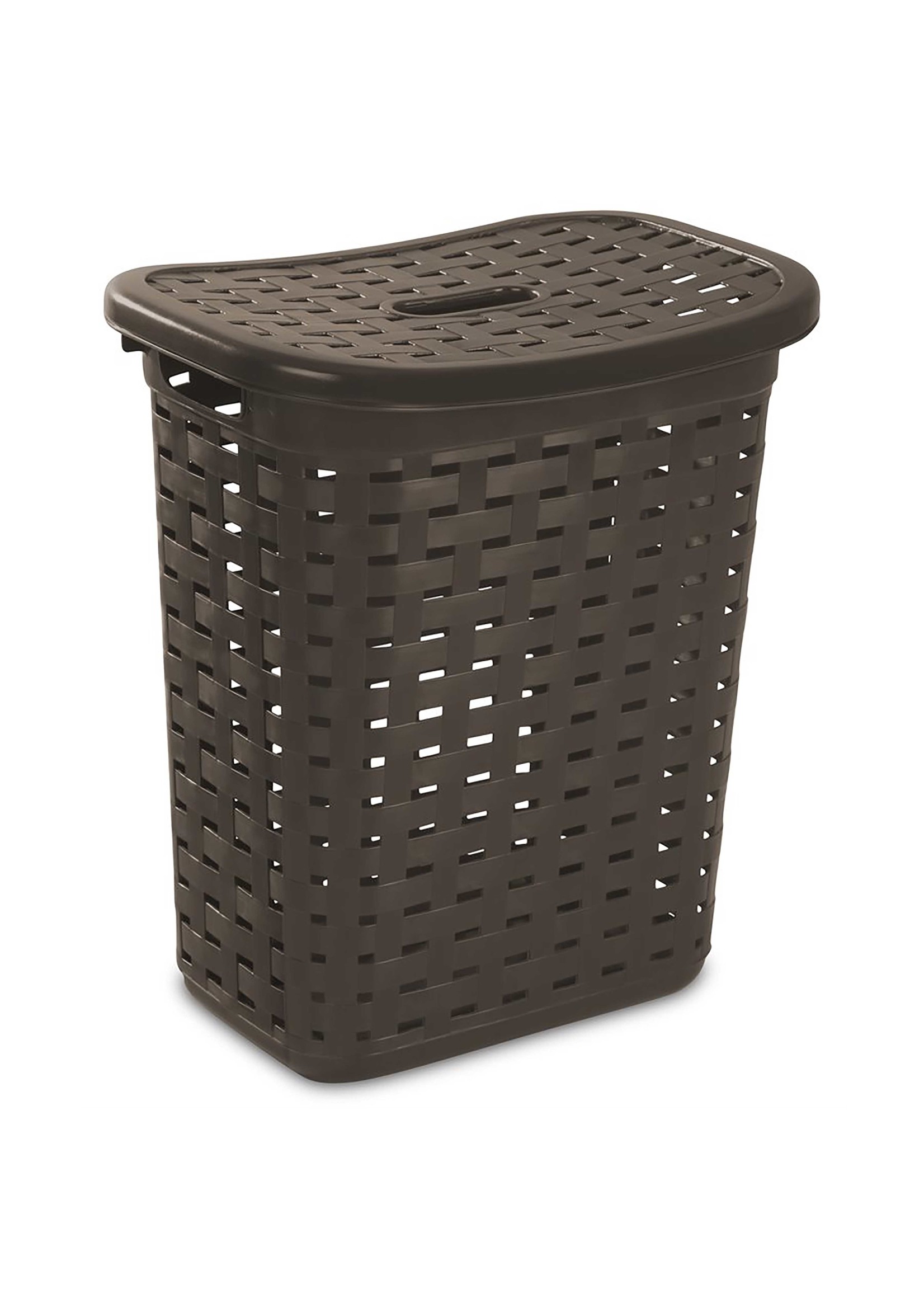 Sterilite Brown Laundry Hamper Espresso MAISON CAPLAN