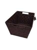 ITY INTERNATIONAL Large Chocolate Single Nylon Storage Basket