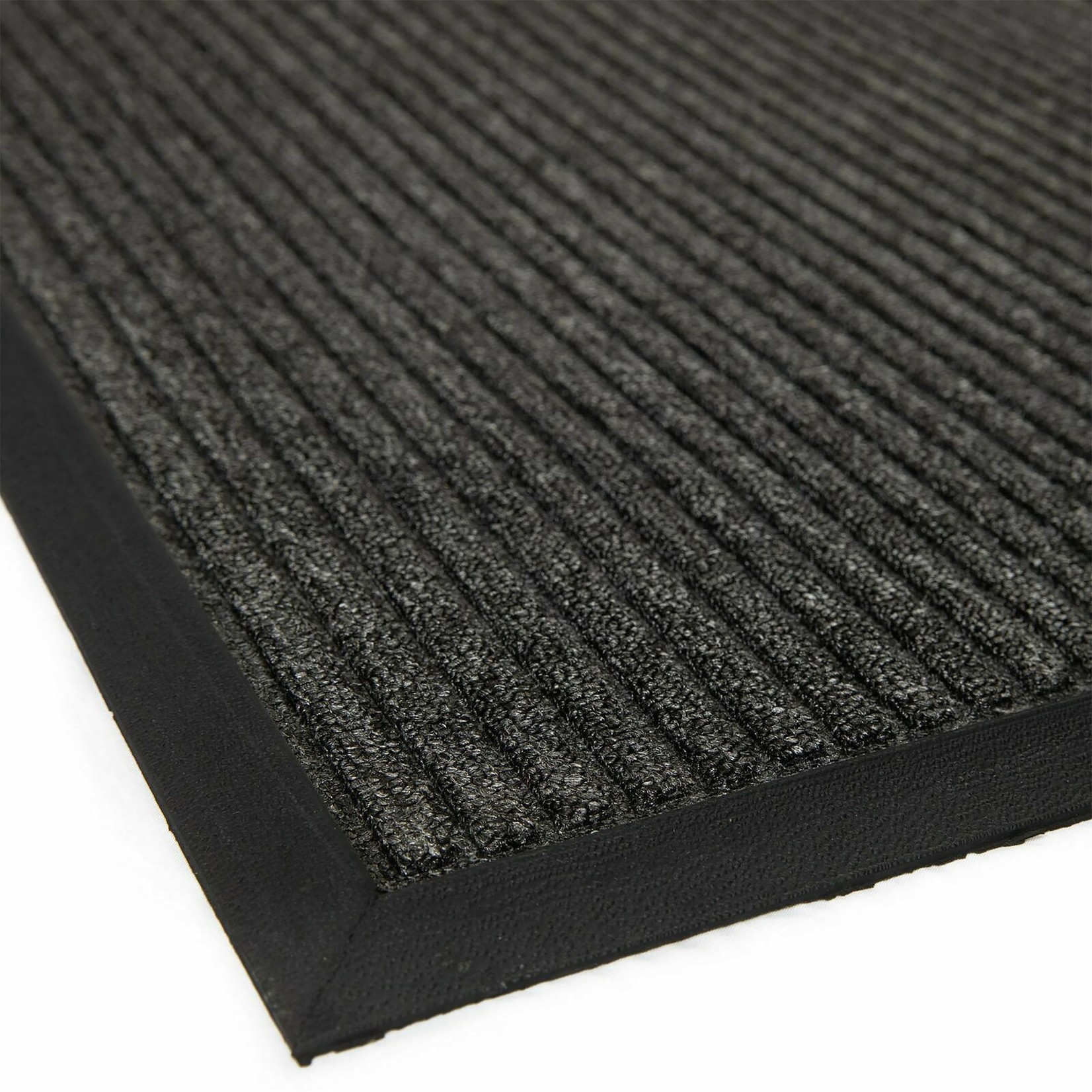 ITY INTERNATIONAL Tapis Noir en Caoutchouc 60x90cm