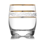 KAYALI Verre à Whisky 9.75Oz avec Déco Or
