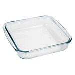KAYALI Plat de Cuisson Carré en Verre Marinex de 1,8 L