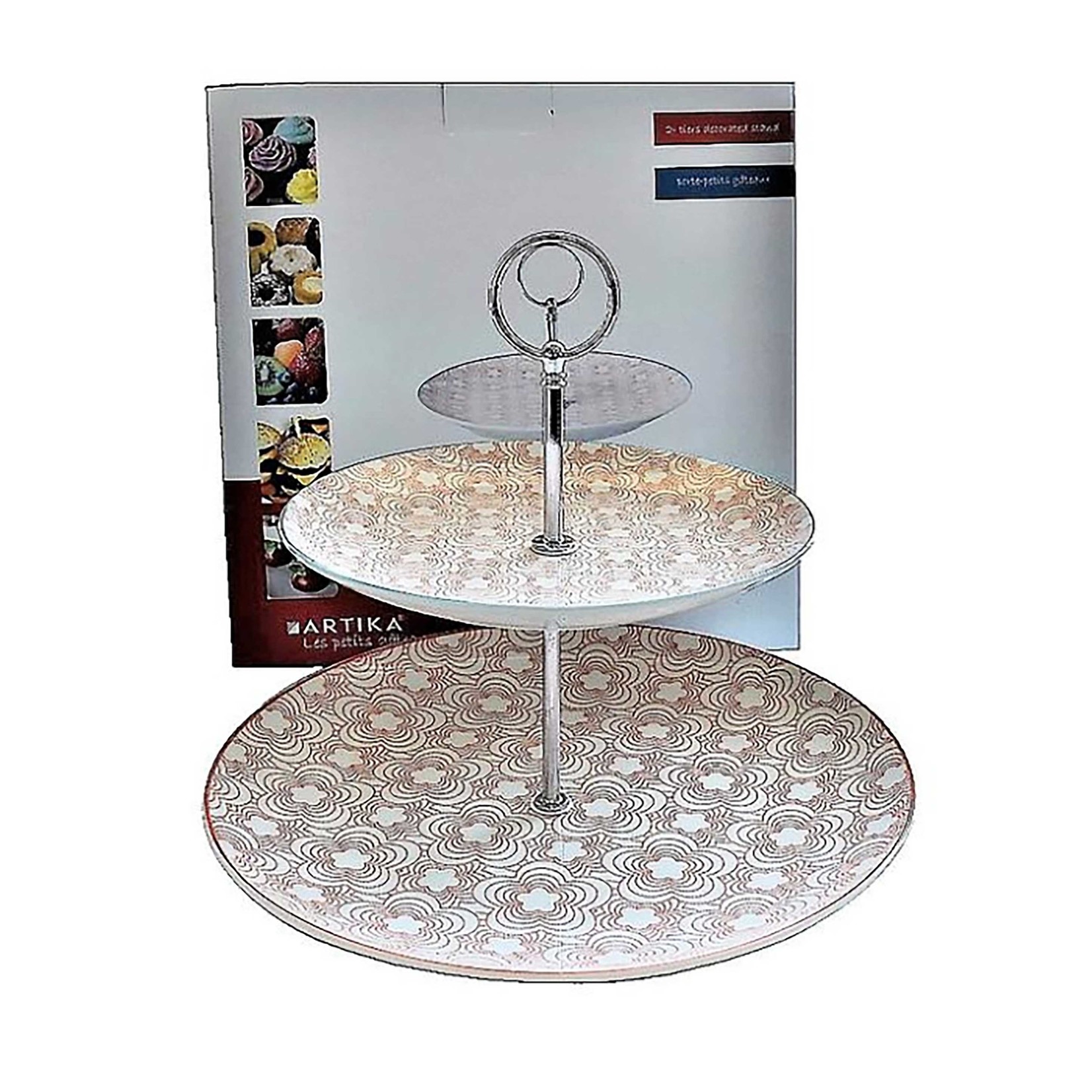 KAYALI 2 Tiers Decorated Cupcake Holder