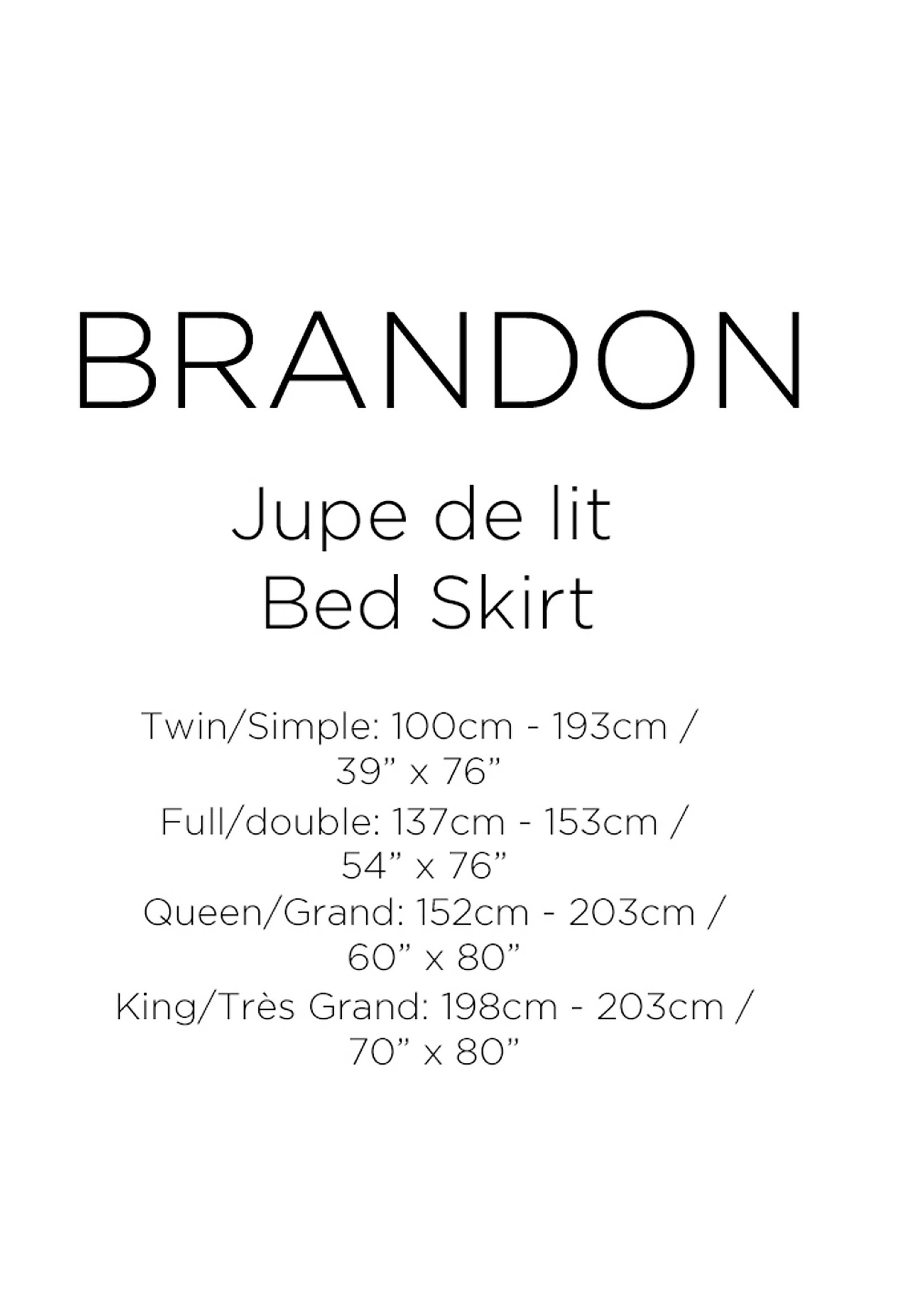 BRANDON Jupe de Lit