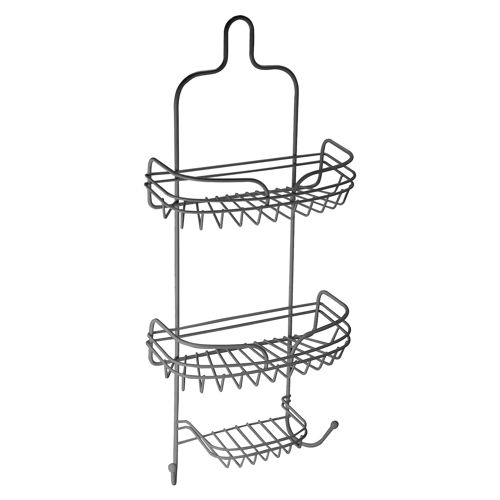 ITY INTERNATIONAL Black Basic Shower Caddy